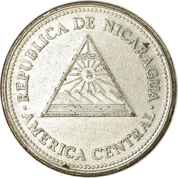 Nicaragua Coin Nicaraguan 1 Cordoba | KM89 | 1997 - 2000