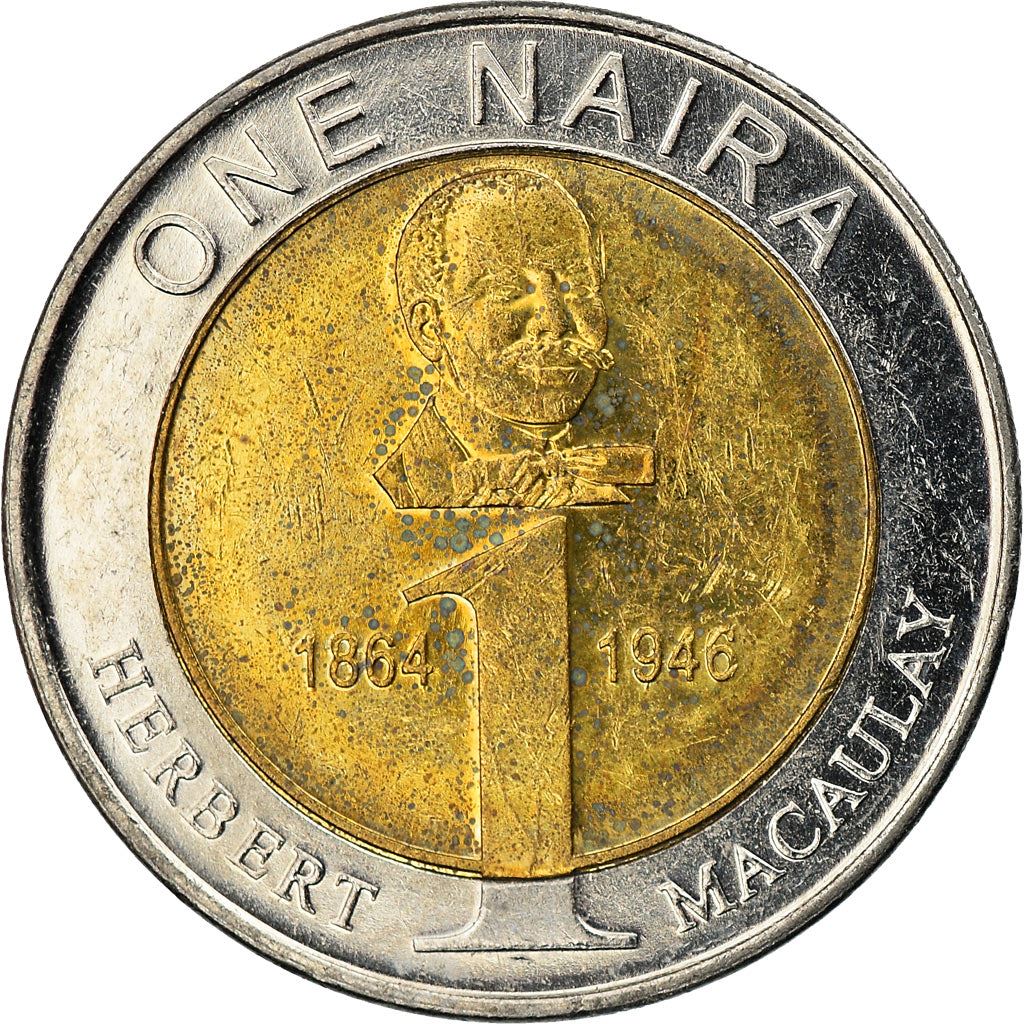 Nigeria | 1 Naira Coin | Herbert Macaulay | Km:18 | 2006