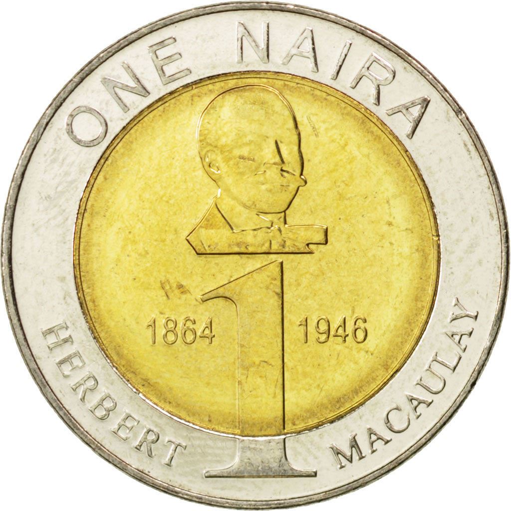 Nigeria | 1 Naira Coin | Herbert Macaulay | Km:18 | 2006