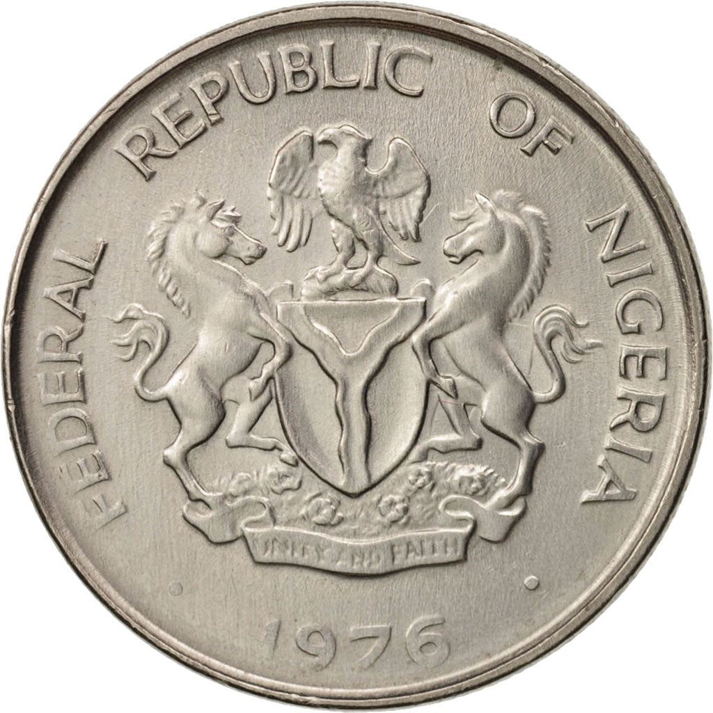 Nigeria | 5 Kobo Coin | Cocoa beans | Km:9.1 | 1973 - 1986