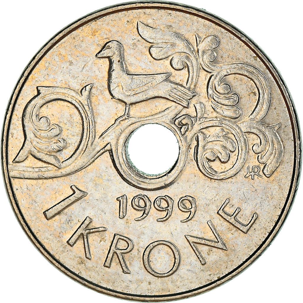 Norway 1 Krone - Harald V Coin KM462 1997 - 2016