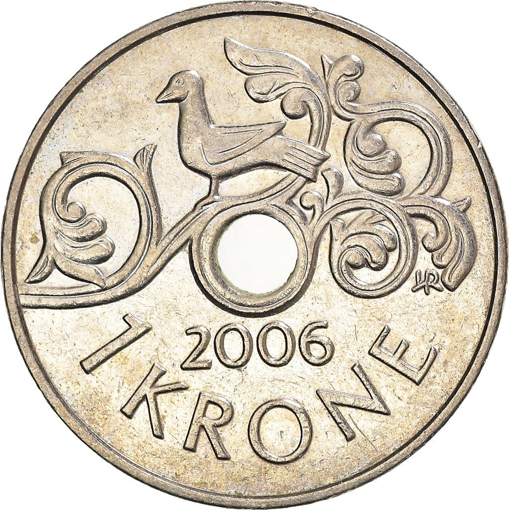 Norway 1 Krone - Harald V Coin KM462 1997 - 2016