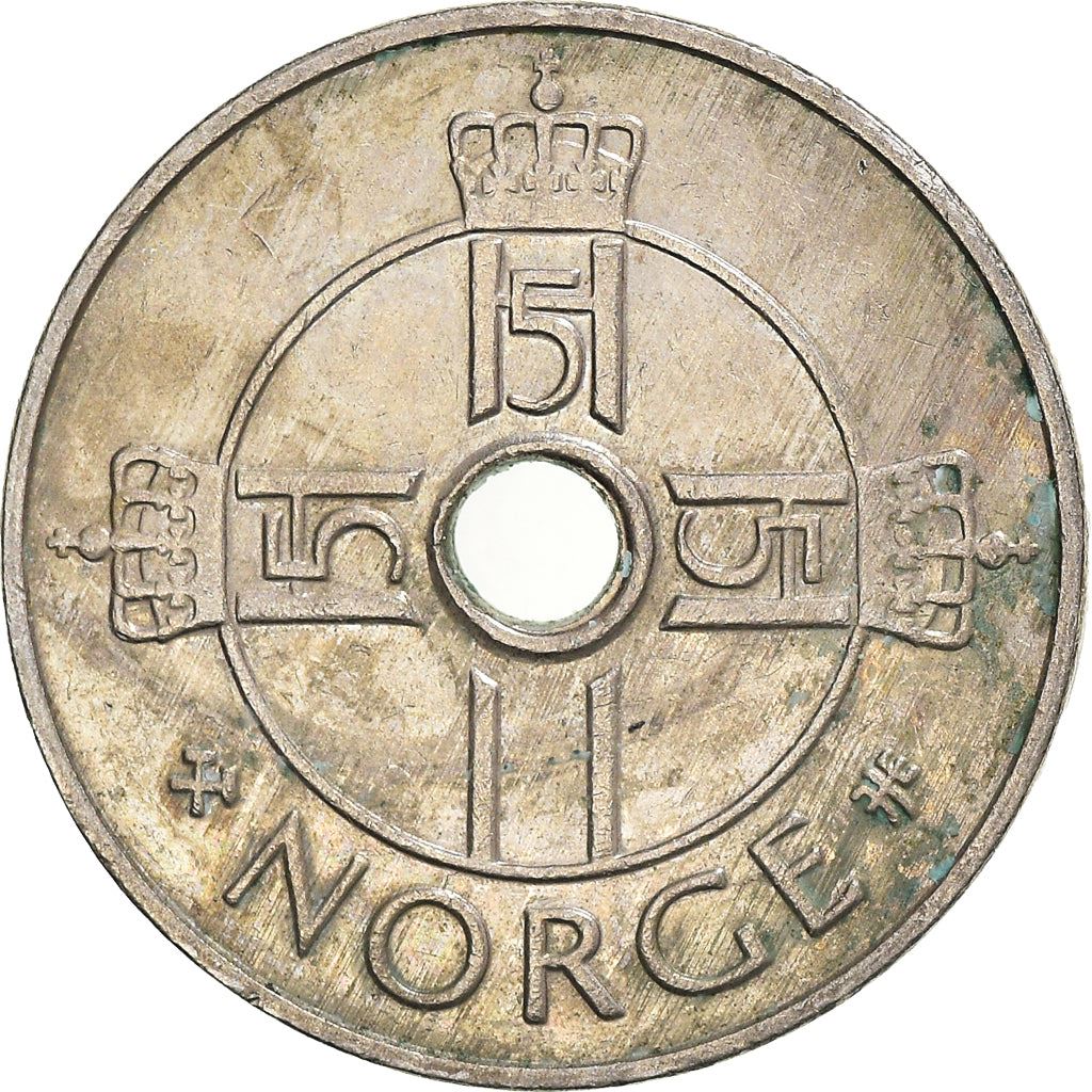 Norway 1 Krone - Harald V Coin KM462 1997 - 2016