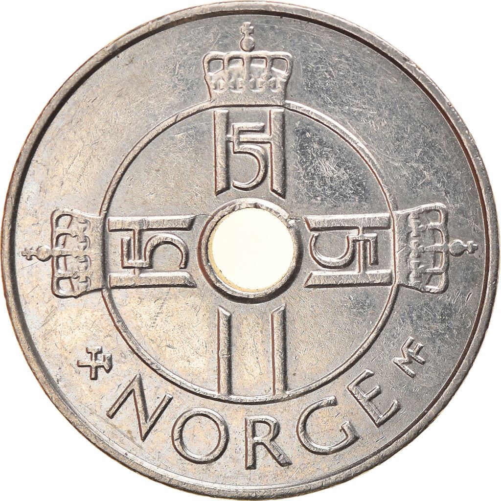 Norway 1 Krone - Harald V Coin KM462 1997 - 2016