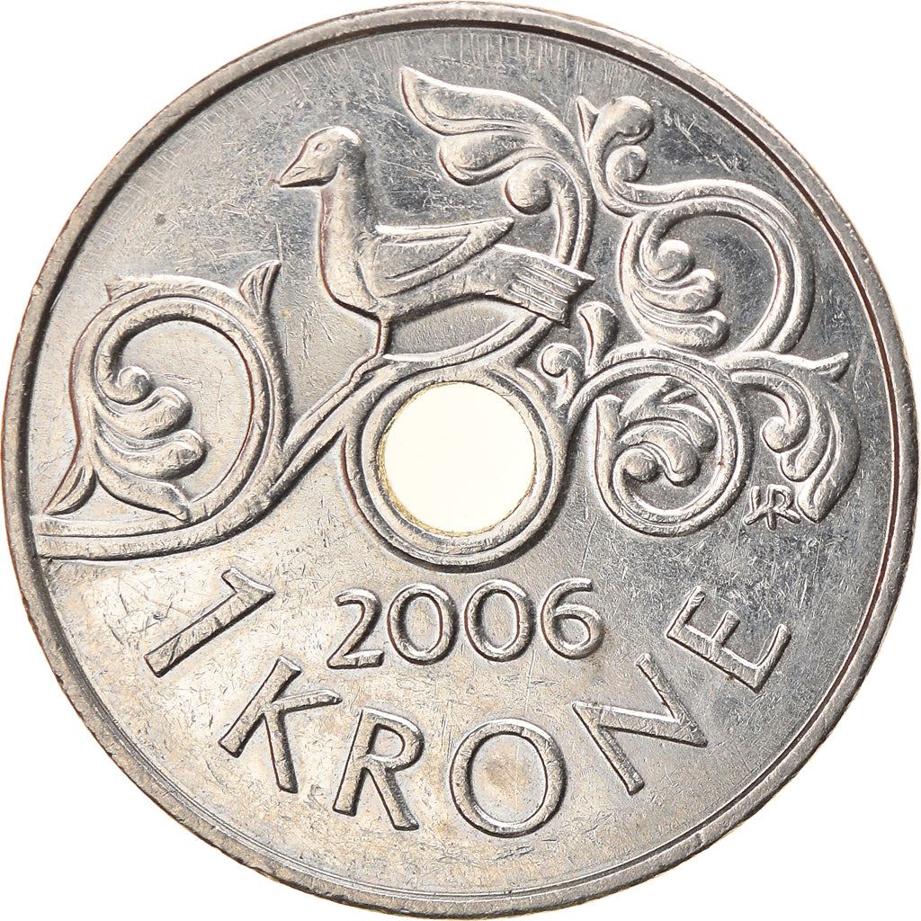 Norway 1 Krone - Harald V Coin KM462 1997 - 2016