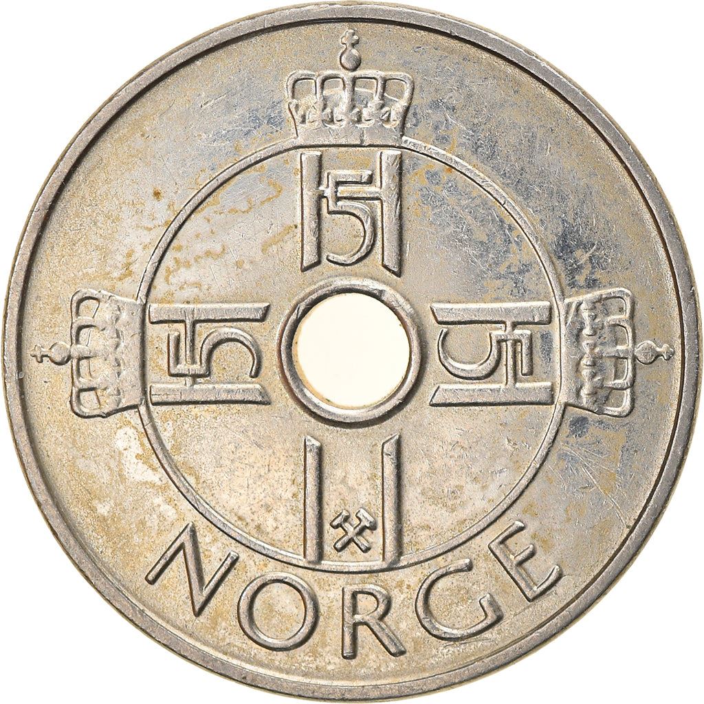 Norway 1 Krone - Harald V Coin KM462 1997 - 2016