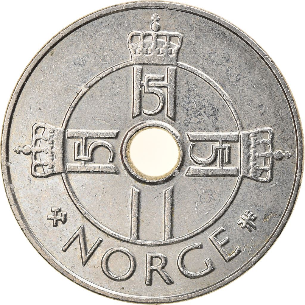 Norway 1 Krone - Harald V Coin KM462 1997 - 2016