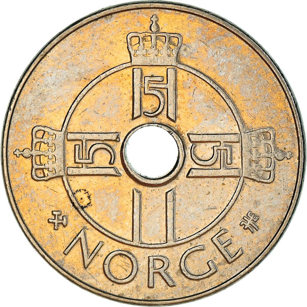 Norway 1 Krone - Harald V Coin KM462 1997 - 2016