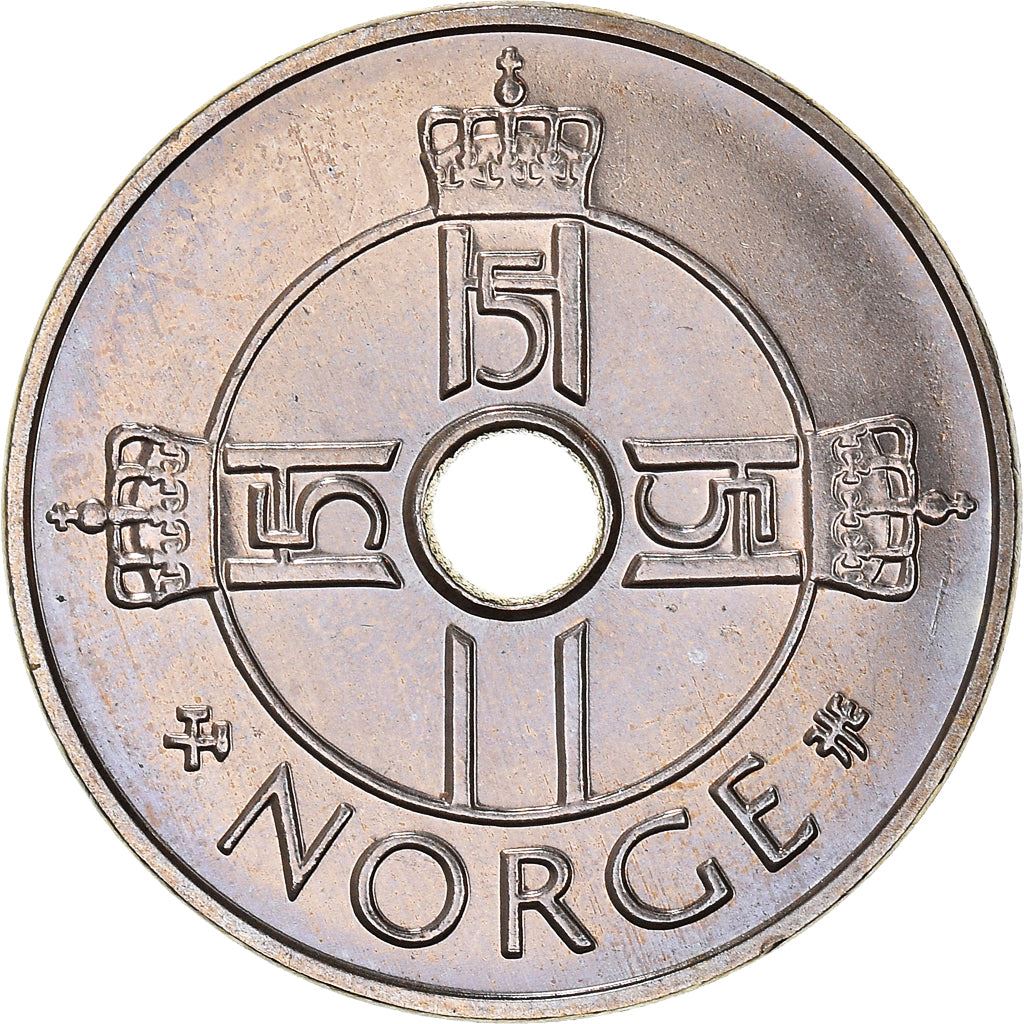 Norway 1 Krone - Harald V Coin KM462 1997 - 2016