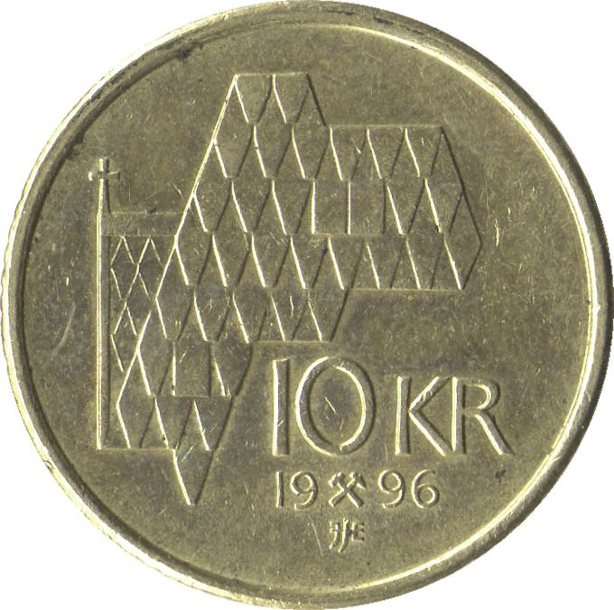 Norway | 10 Kroner Coin | Harald V | KM457 | 1995 - 2012