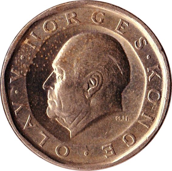 Norway 10 Kroner Coin | Olav V | KM427 | 1983 - 1991