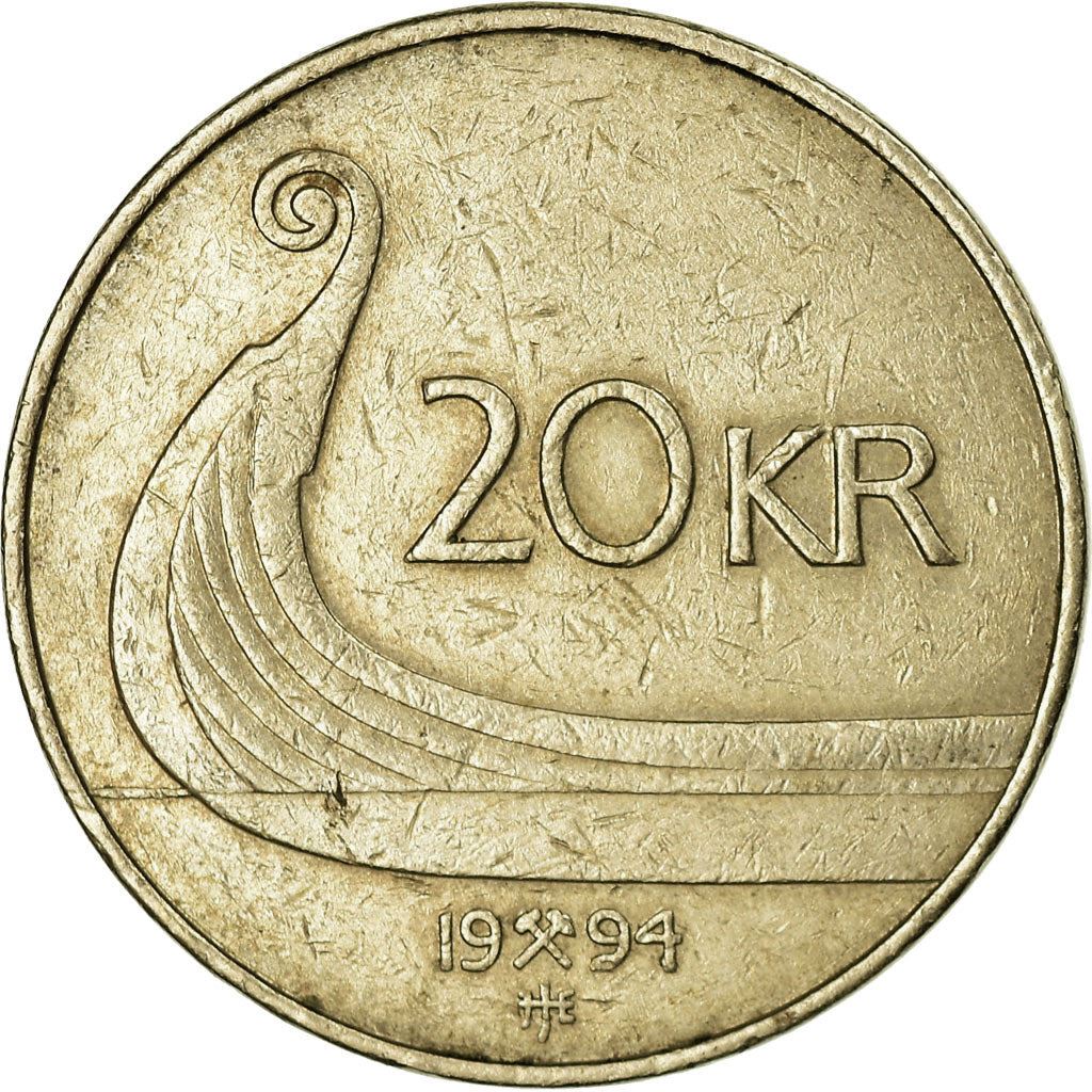 Norway | 20 Kroner Coin | Harald V | KM453 | 1994 - 2009