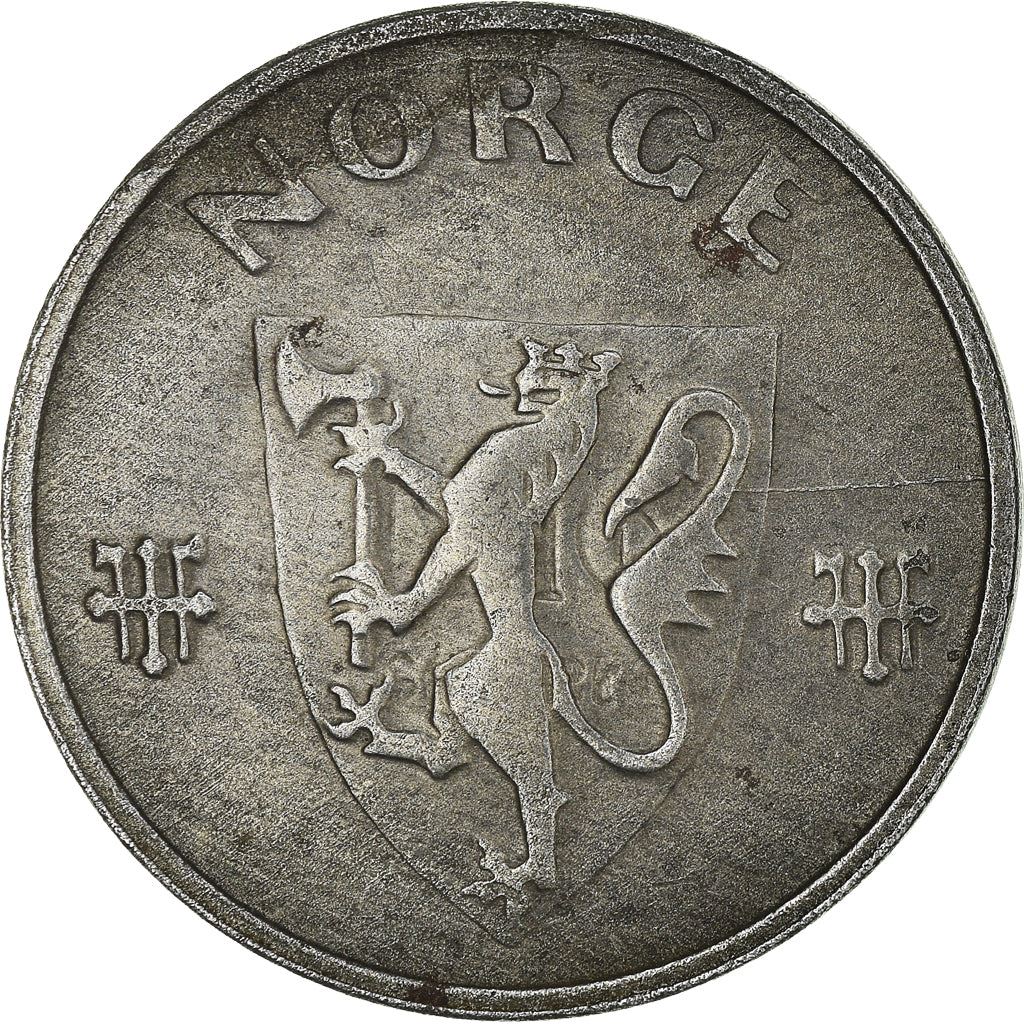 Norway | 5 Ore Coin | Haakon VII | WW2 German Occupation | KM388 | 1941 - 1945