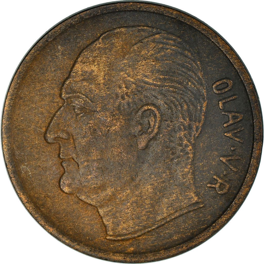 Norway 5 Øre - Olav V Coin KM405 1958 - 1973