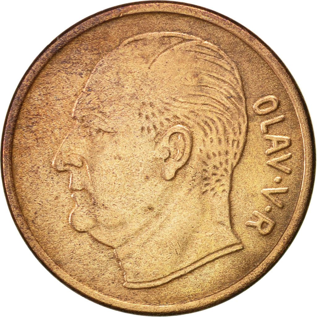 Norway 5 Øre - Olav V Coin KM405 1958 - 1973