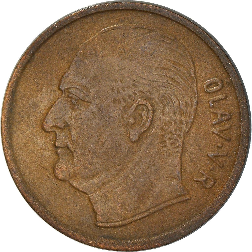 Norway 5 Øre - Olav V Coin KM405 1958 - 1973