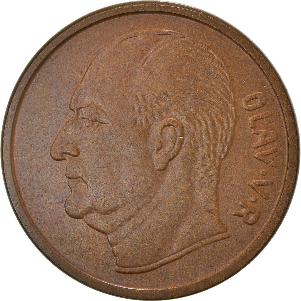 Norway 5 Øre - Olav V Coin KM405 1958 - 1973