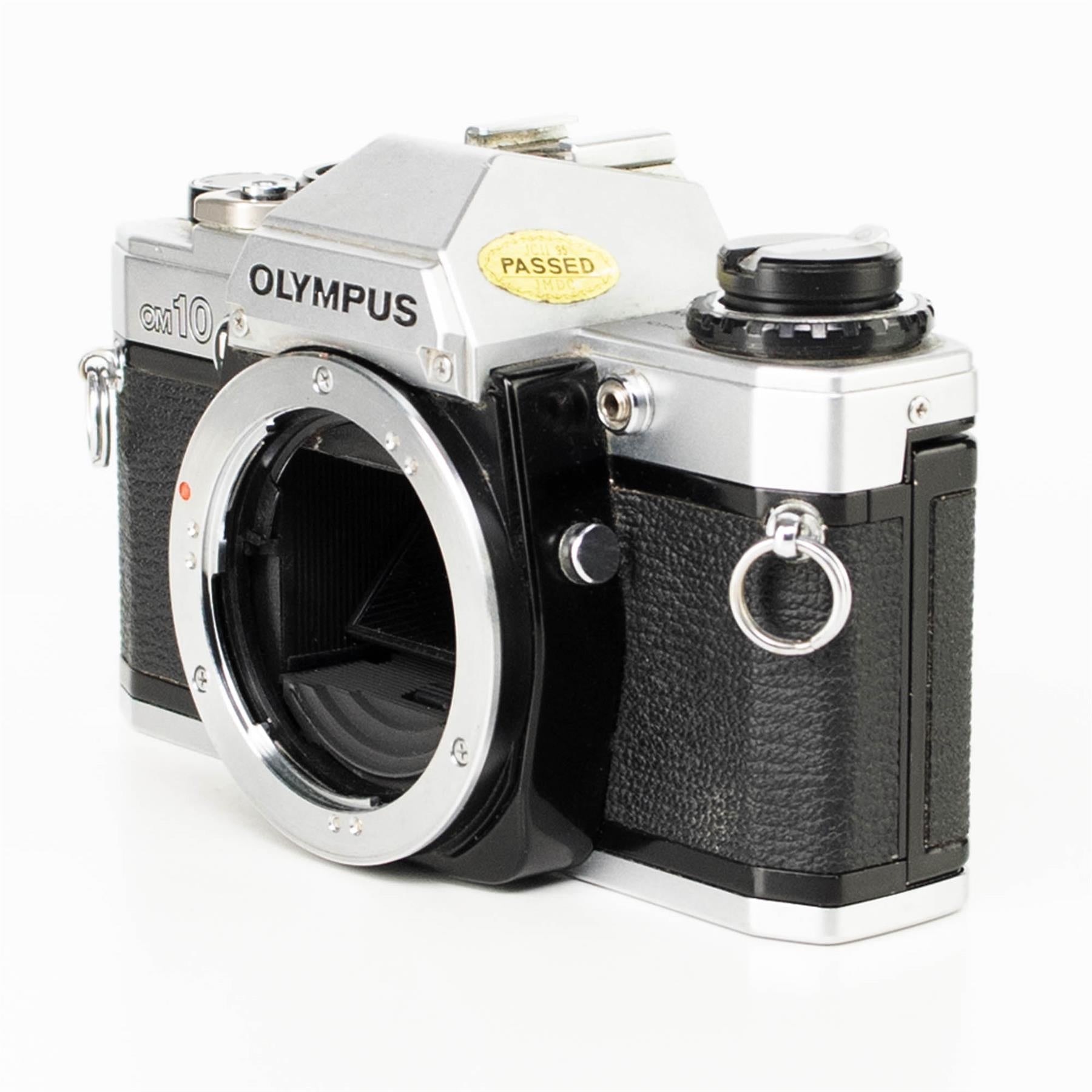 Olympus OM10 Camera | Zuiko auto-s 50mm f1.4 Lens | White | Japan | 1979 - 1987