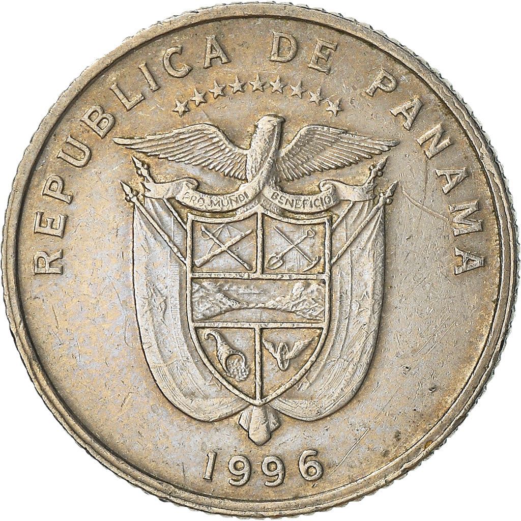 Panama 1/10 Balboa Coin | Vasco Nunez de Balboa | KM127 | 1996 - 2019