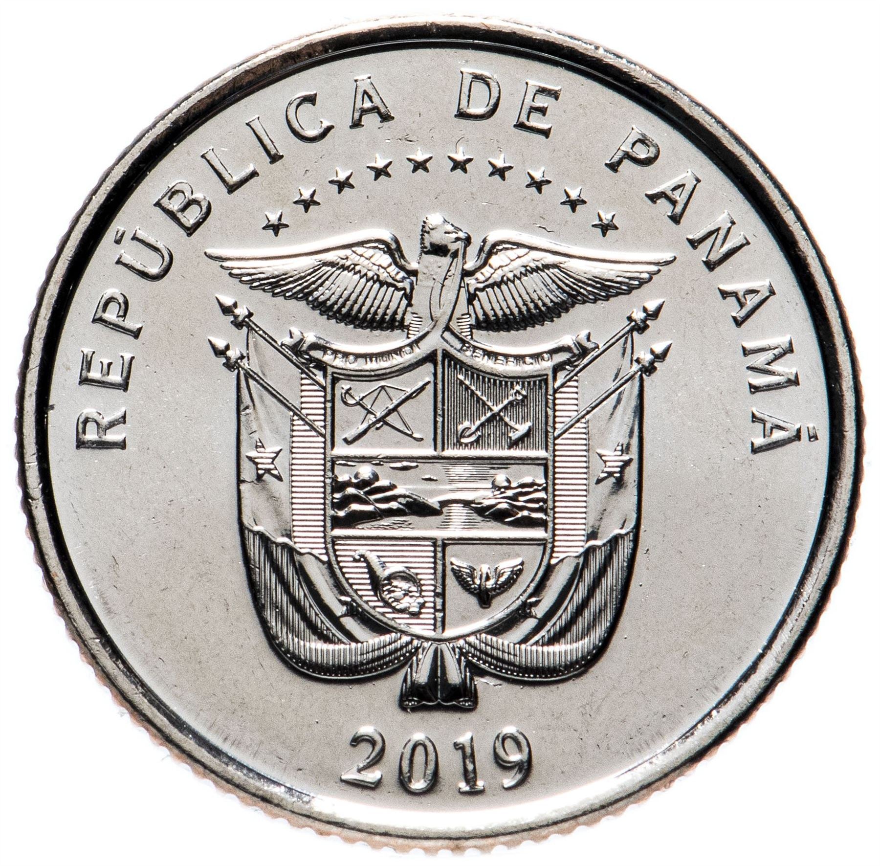 Panama 1/10 Balboa Coin | Vasco Nunez de Balboa | KM127 | 1996 - 2019