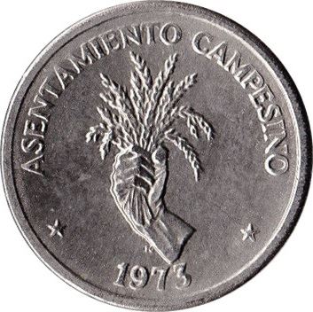 Panama 2.5 Centesimos Coin | FAO | KM32 | 1973 - 1975