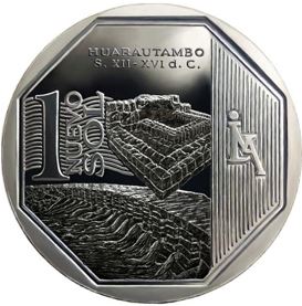 Peru | 1 Nuevo Sol Coin | Huarautambo | KM393 | 2015