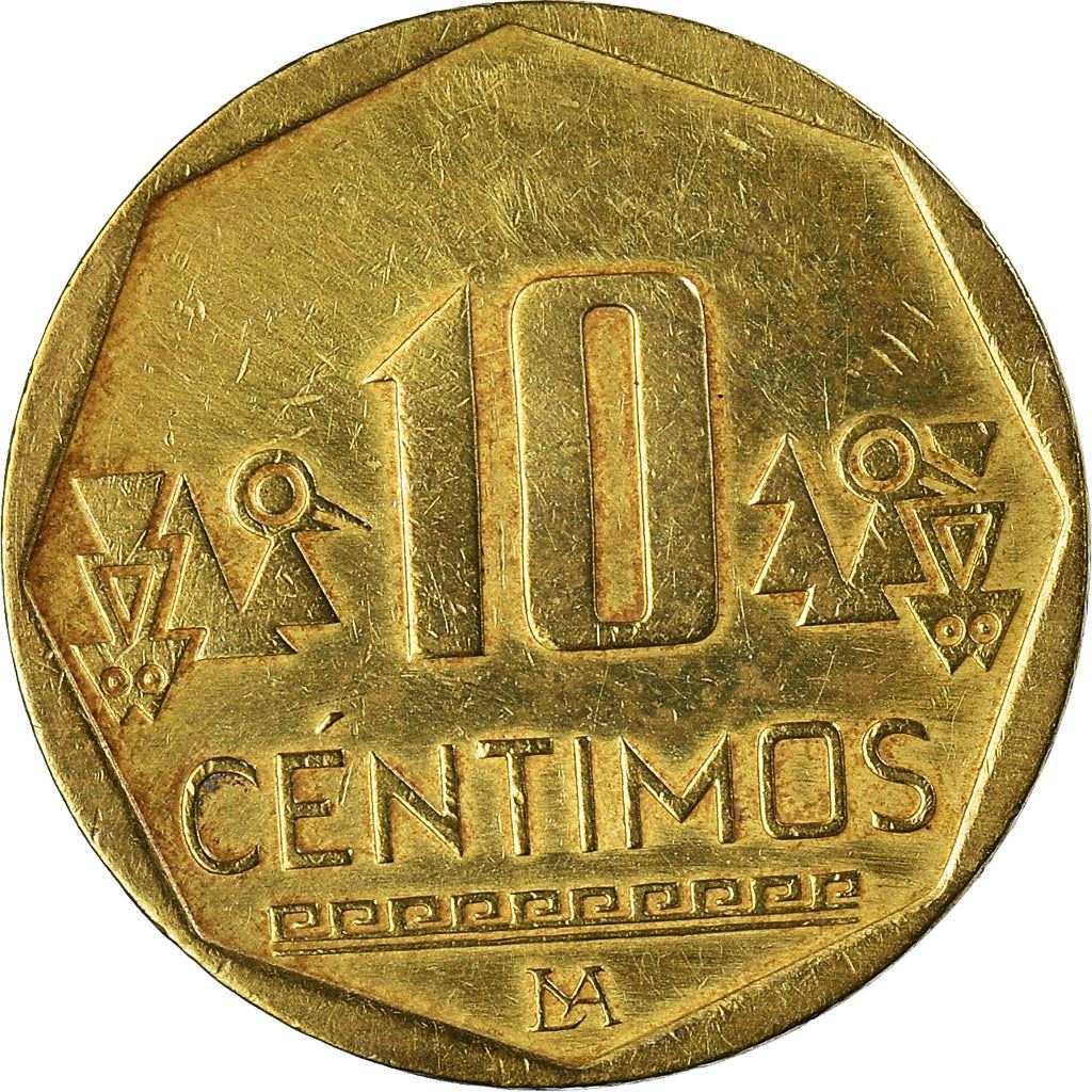 Peru 10 Céntimos Coin | KM305.4 | 2001 - 2021