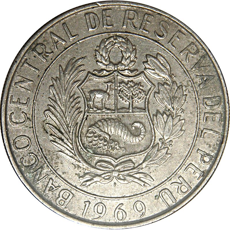 Peru | 10 Soles de Oro Coin | Fish | KM253 | 1969