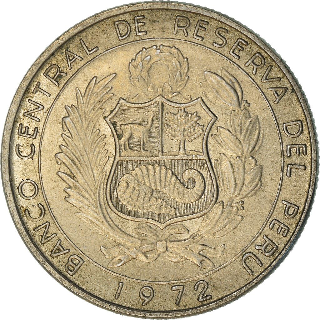 Peru | 10 Soles de Oro Coin | Tupac Amaru | KM258 | 1972 - 1975