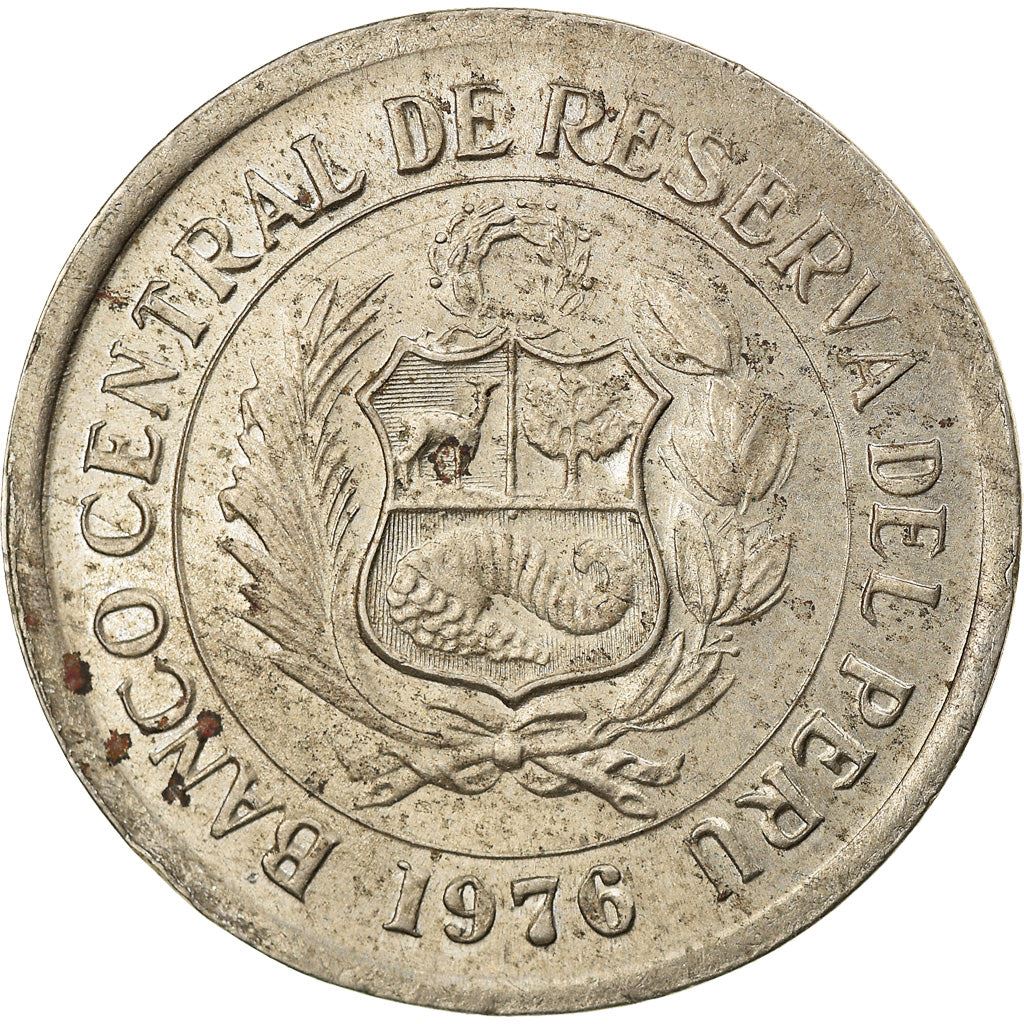 Peru 5 Soles de Oro Coin | Tupac Amaru | KM267 | 1975 - 1977