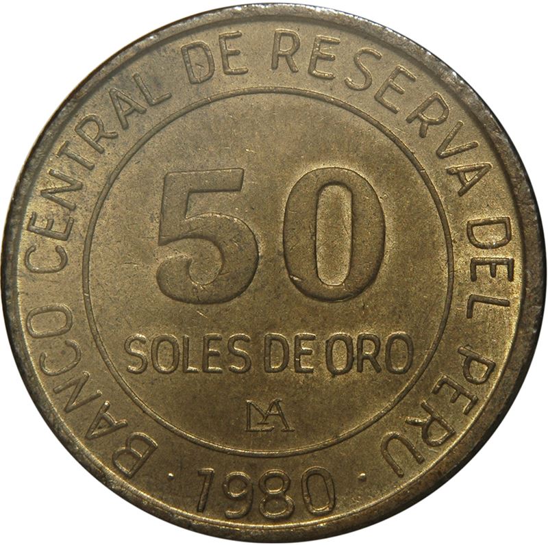 Peru 50 Soles de Oro Coin | KM273 | 1979 - 1983