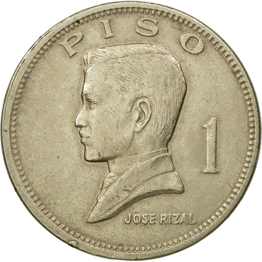 Philippines 1 Piso Jose Rizal Coin KM203 1972 - 1974