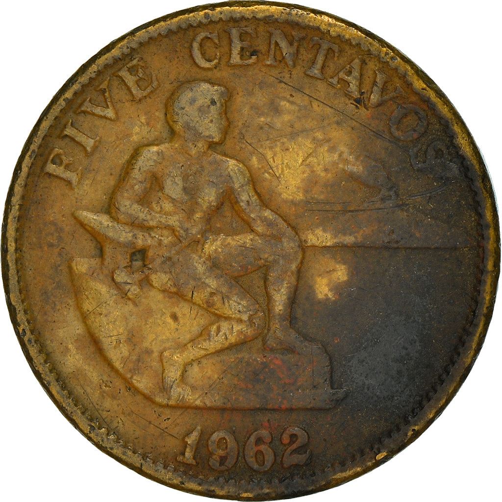 Philippines 5 Centavos Coin | KM187 | 1958 - 1966