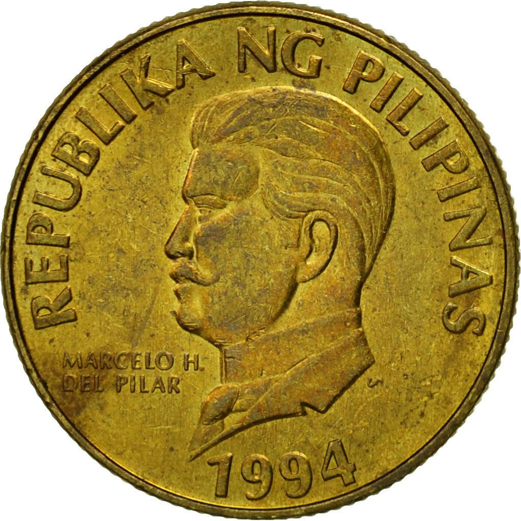 Philippines 50 Sentimo Coin | Marcelo H. del Pilar | KM242.3 | 1991 - 1994