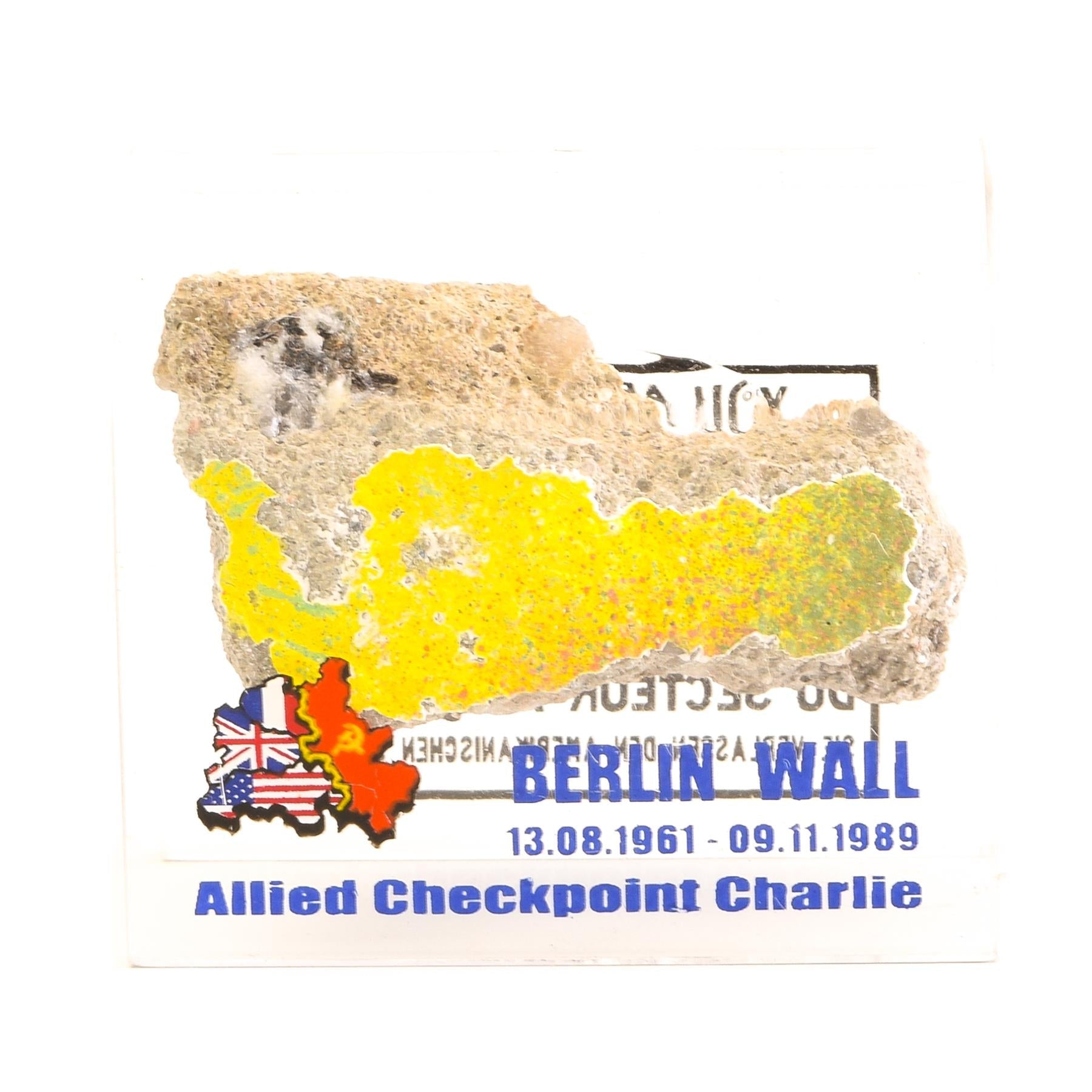 Pieces of Berlin Wall | Historical German Symbol | Concrete Fragments with Graffiti Art | 1961 - 1989