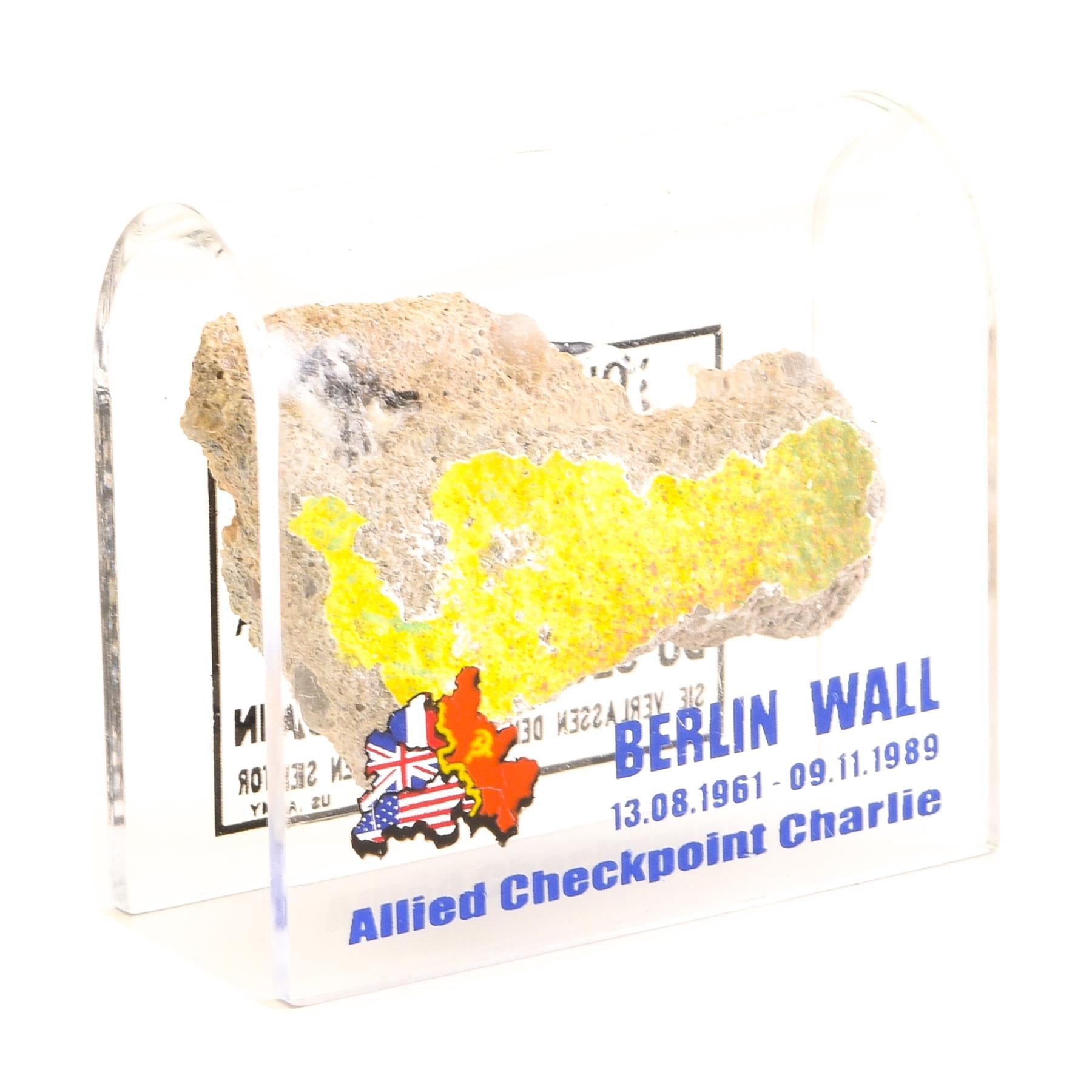 Pieces of Berlin Wall | Historical German Symbol | Concrete Fragments with Graffiti Art | 1961 - 1989