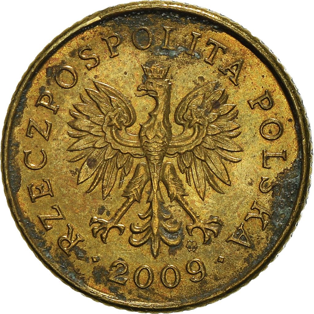 Poland | 1 Grosz Coin | Oak Leaves | Polish White Eagle | KM276 | 1990 - 2014