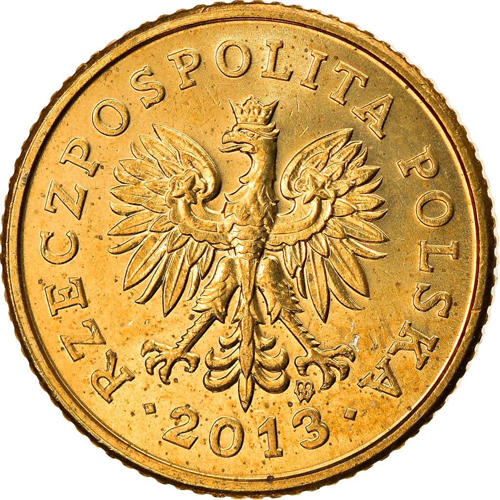 Poland | 1 Grosz Coin | Oak Leaves | Polish White Eagle | KM276 | 1990 - 2014