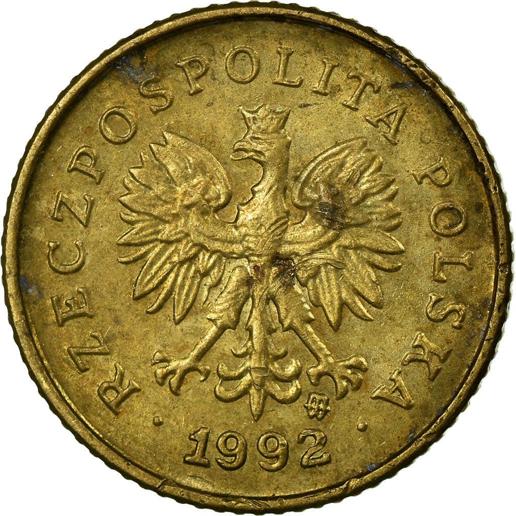 Poland | 1 Grosz Coin | Oak Leaves | Polish White Eagle | KM276 | 1990 - 2014