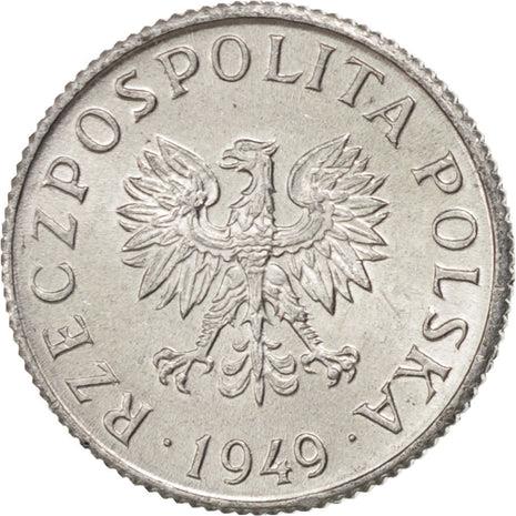 Poland | 1 Grosz | Eagle | KM39 | 1949