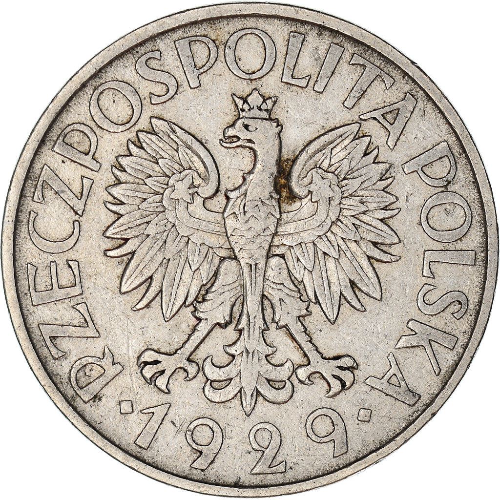 Poland | 1 Złoty Coin | Eagle | KM14 | 1929