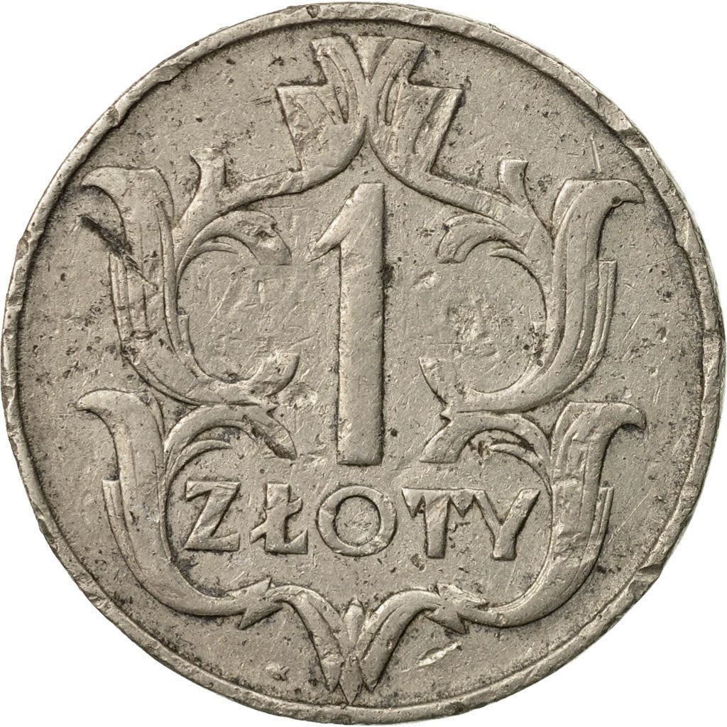 Poland | 1 Złoty Coin | Eagle | KM14 | 1929