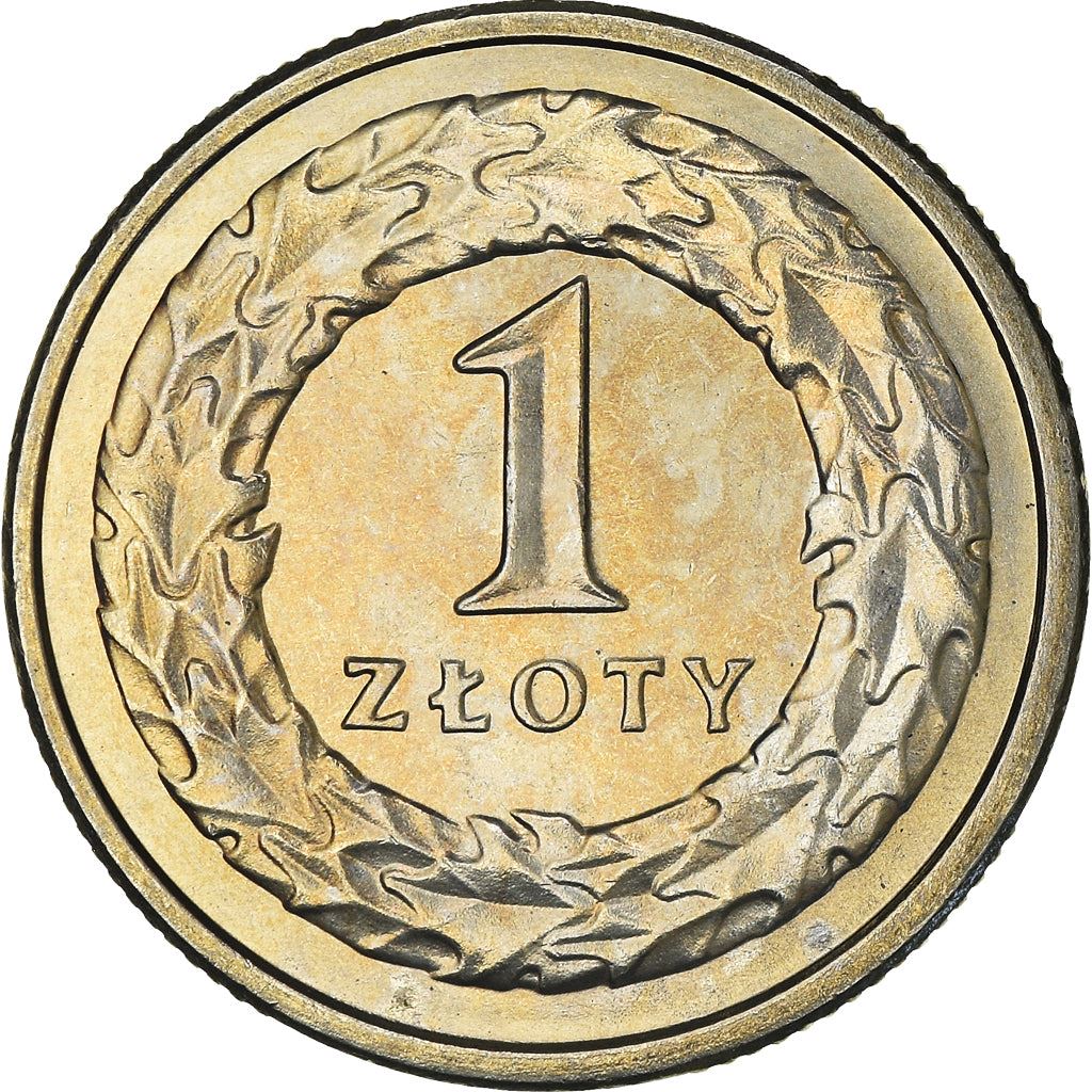 Poland | 1 Złoty | Oak Leaves | Eagle | KM282 | 1990 - 2016