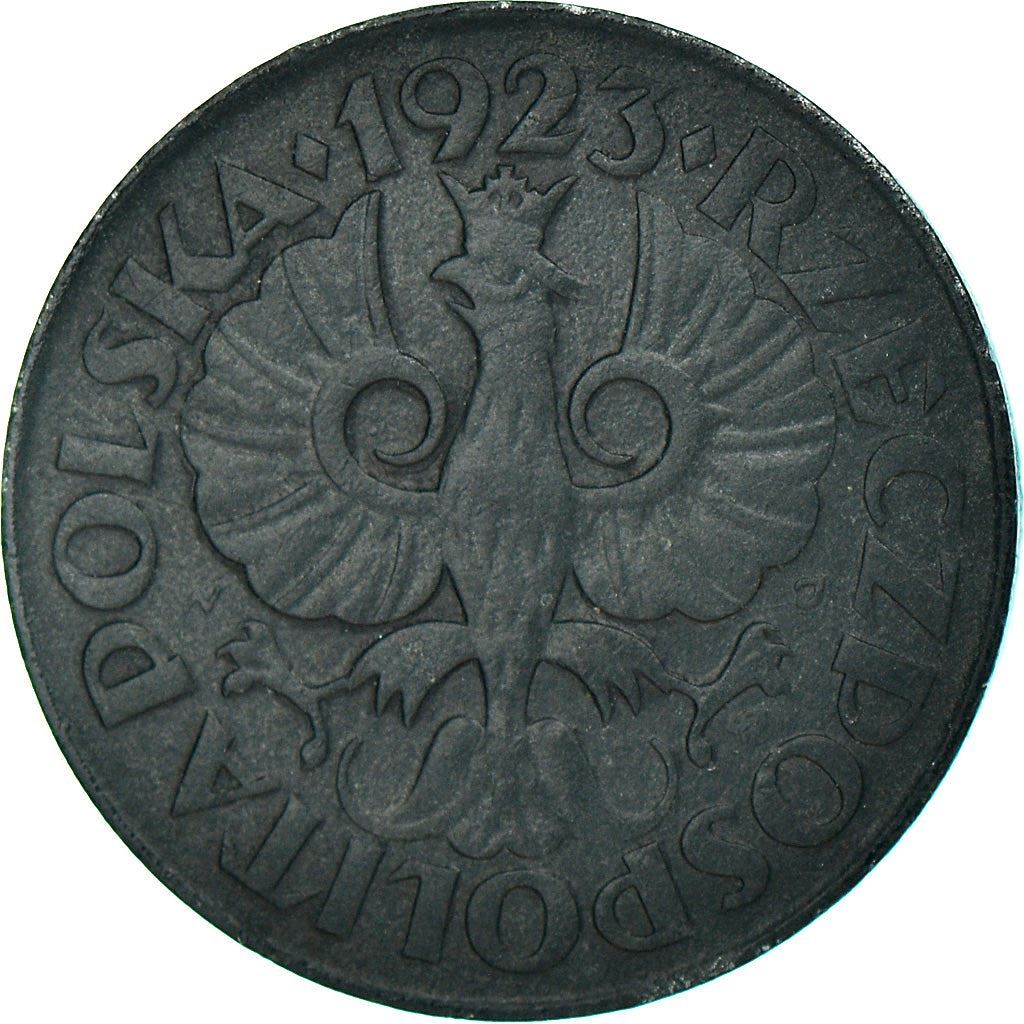 Poland | 10 Groszy Coin | Eagle | KM11 | 1923