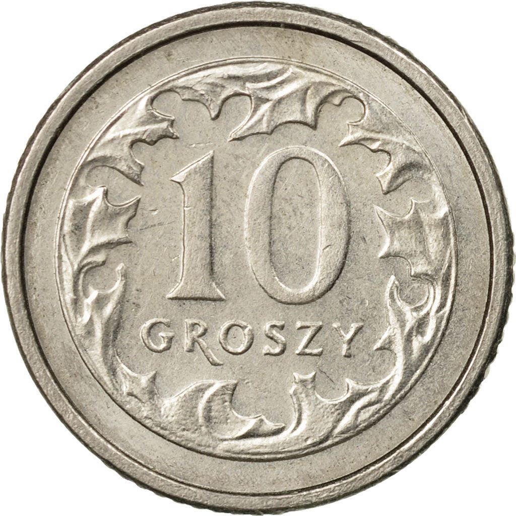 Poland | 10 Groszy | Eagle | KM279 | 1990 - 2016