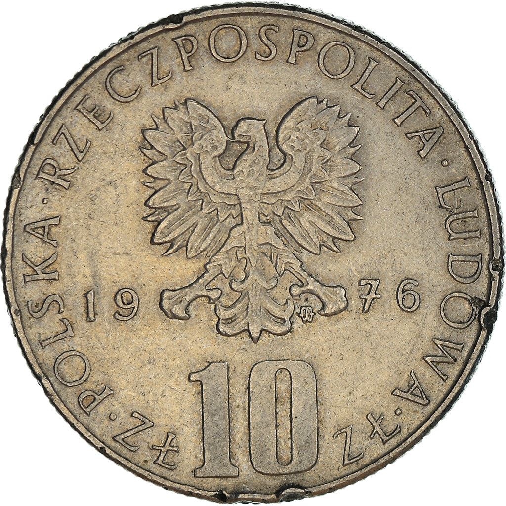 Poland | 10 Złotych | Bolesław Prus | Eagle | KM73 | 1975 - 1984