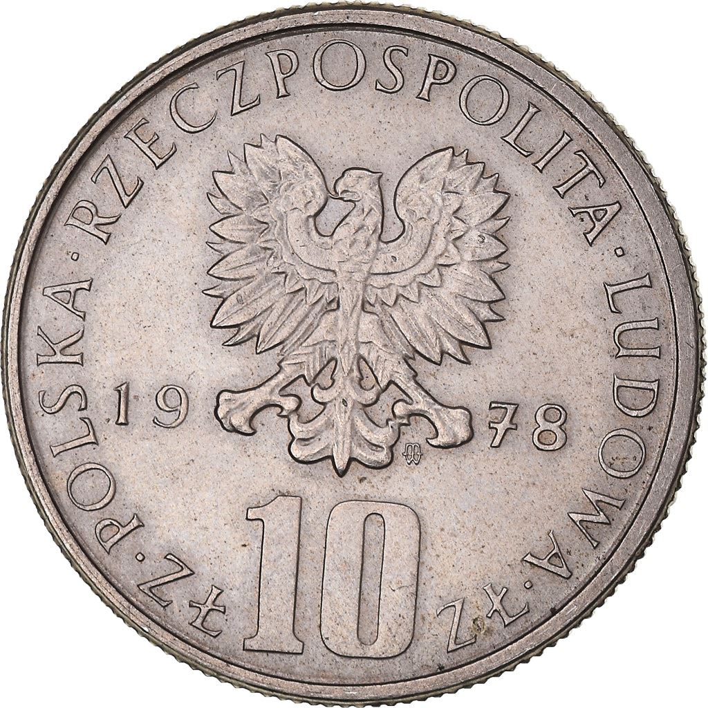 Poland | 10 Złotych | Bolesław Prus | Eagle | KM73 | 1975 - 1984