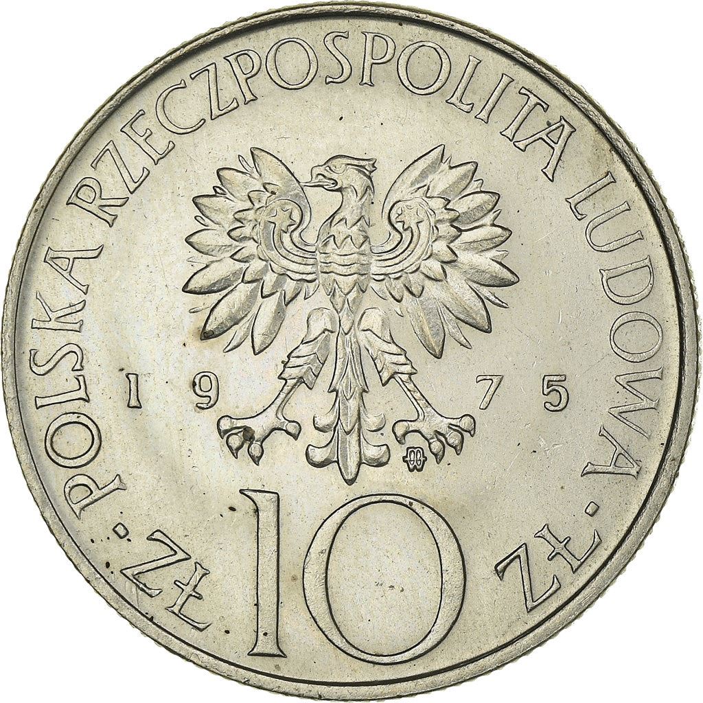 Poland | 10 Złotych | Bolesław Prus | Eagle | KM73 | 1975 - 1984