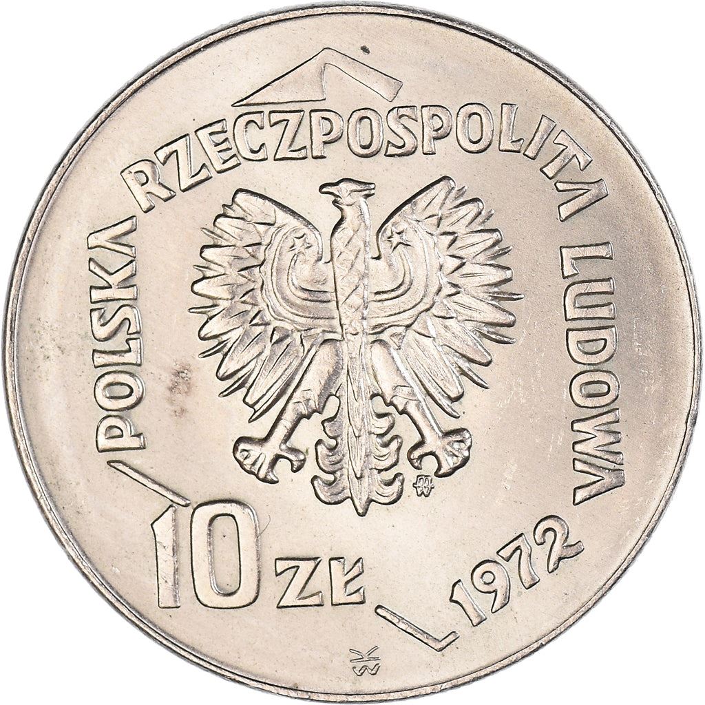 Poland | 10 Złotych Coin | Gdynia Seaport | Eagle | KM65 | 1972