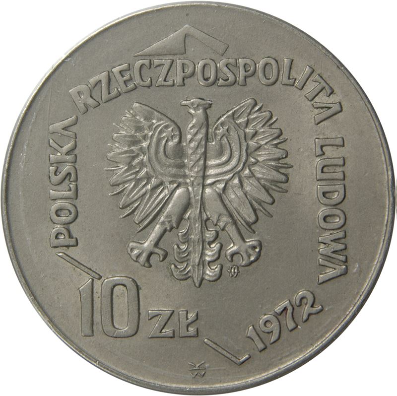 Poland | 10 Złotych Coin | Gdynia Seaport | Eagle | KM65 | 1972